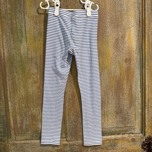 blue stripe leggings