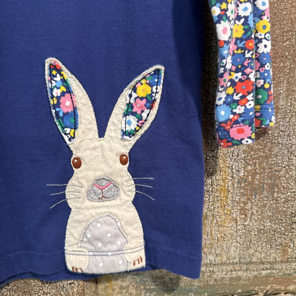 navy rabbit dress