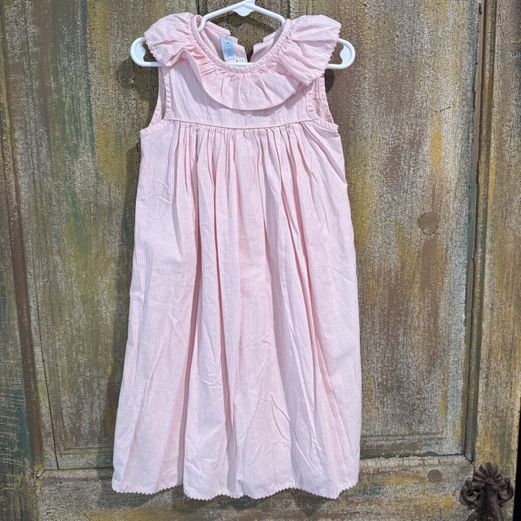 pink stripe dress