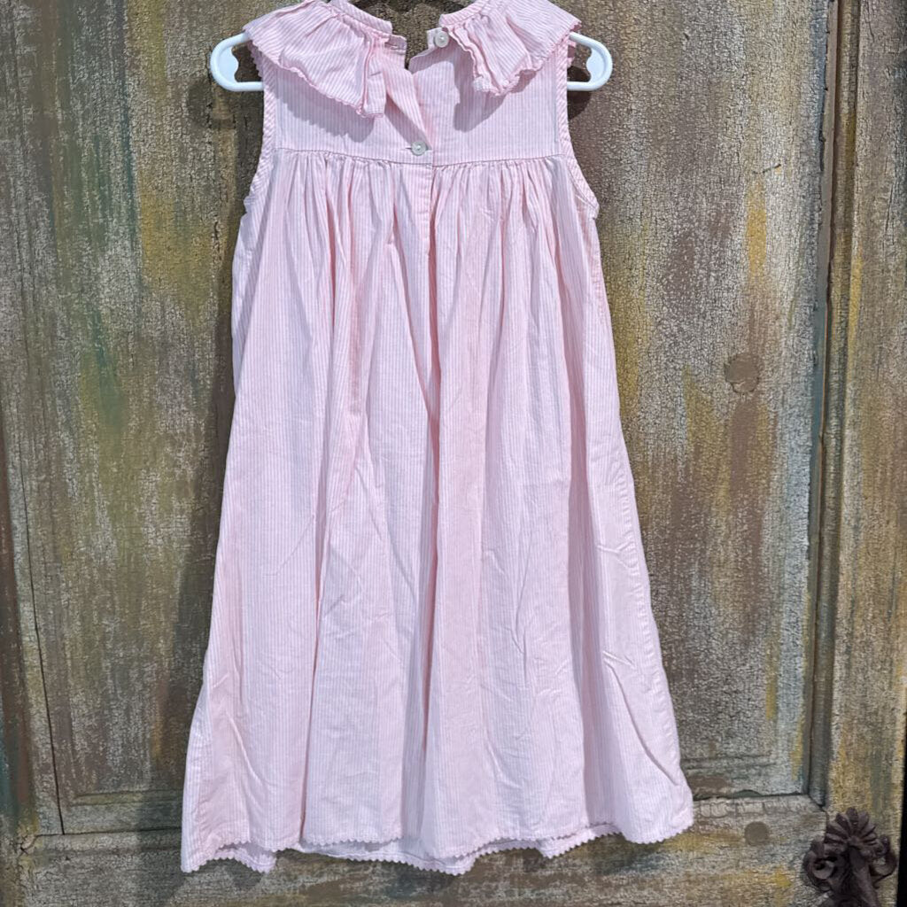 pink stripe dress