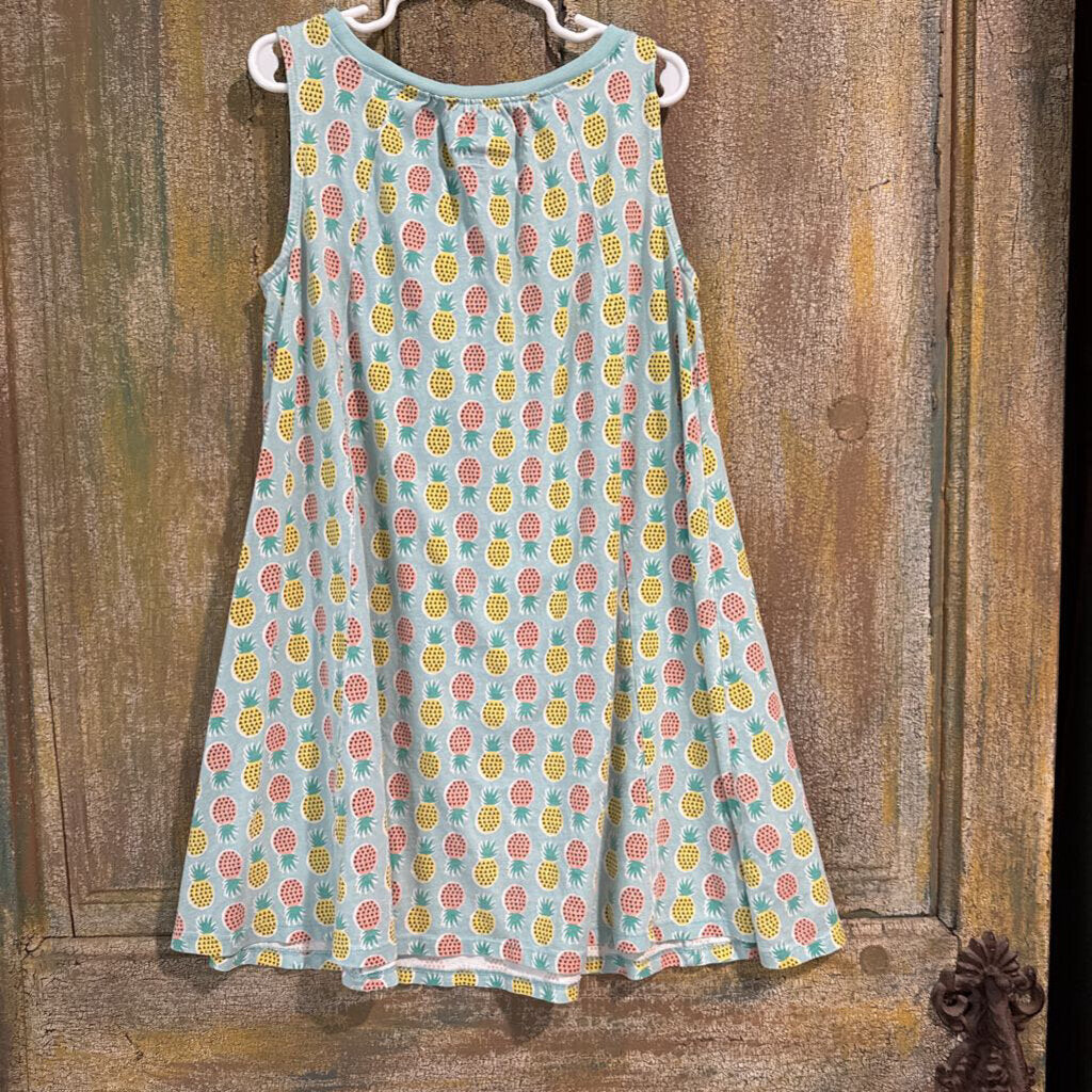 tea girls dress pinapple
