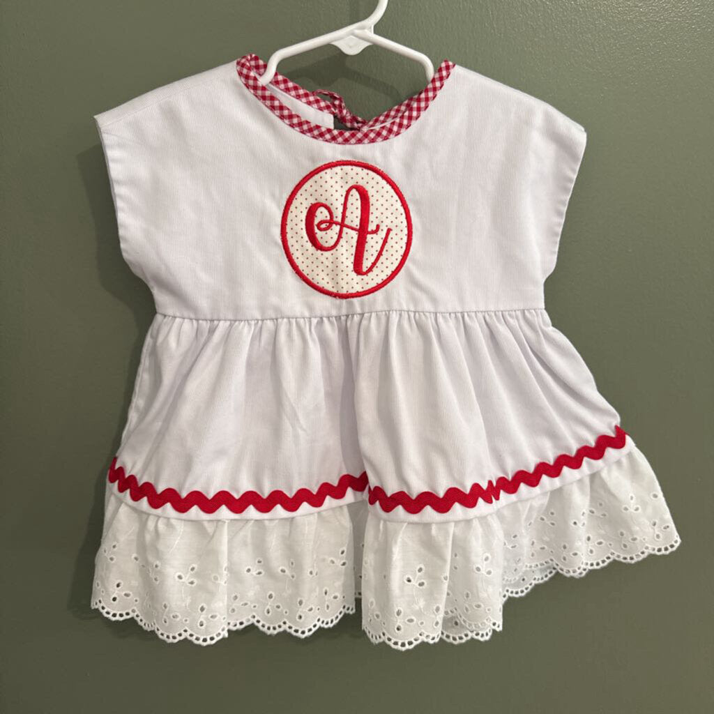 White 'A' shirt