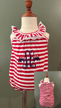 red/white/blue 'A' bubble