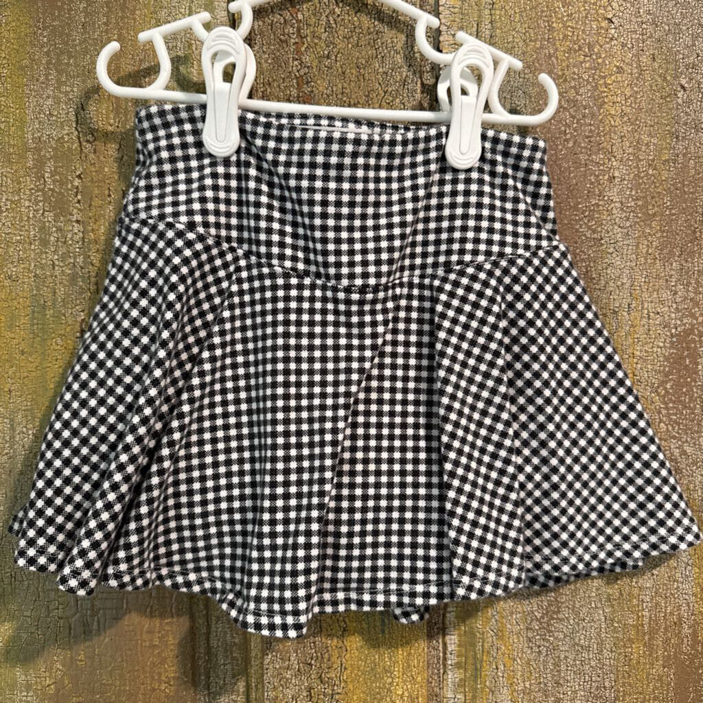 Gingham skort