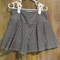Gingham skort