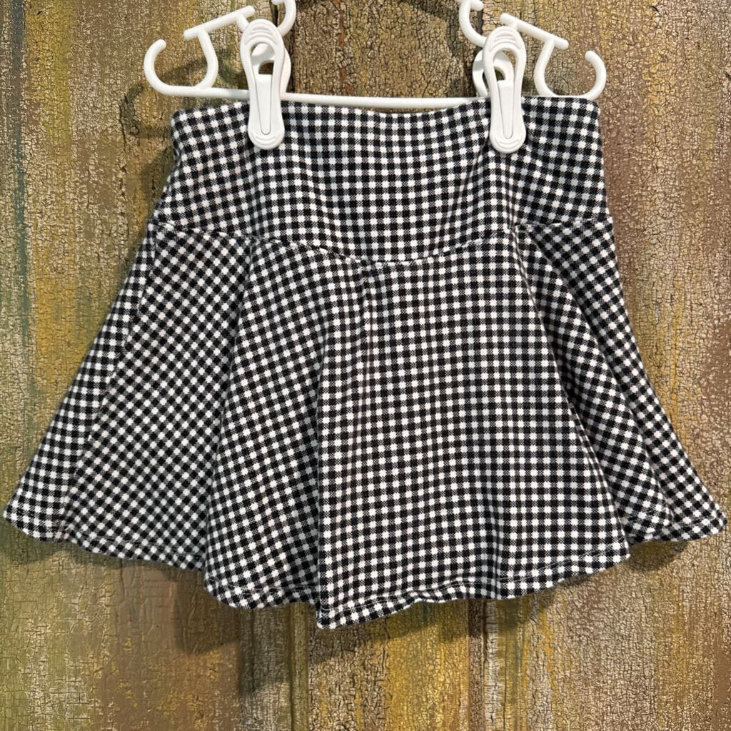 Gingham skort