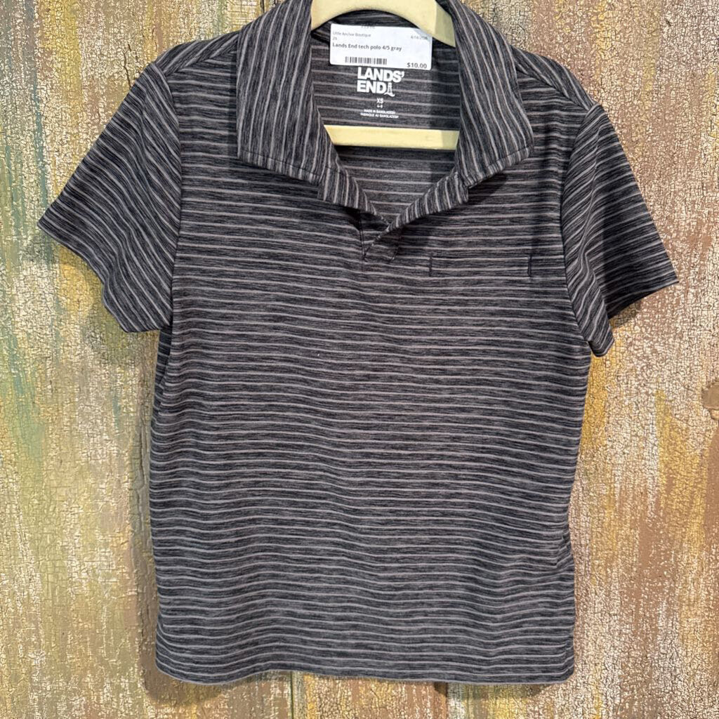 Lands End tech polo