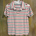 Crewcuts red and blue stripe polo
