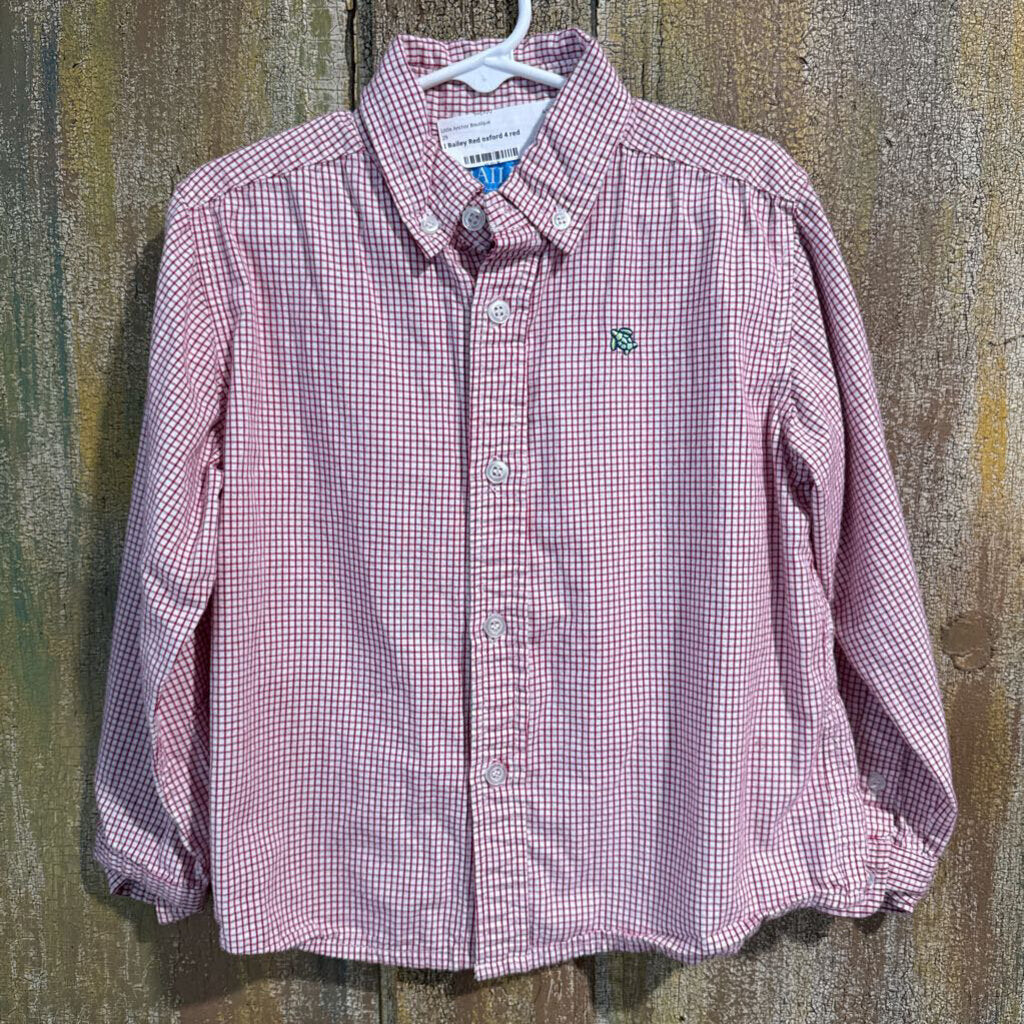 J Bailey Red oxford