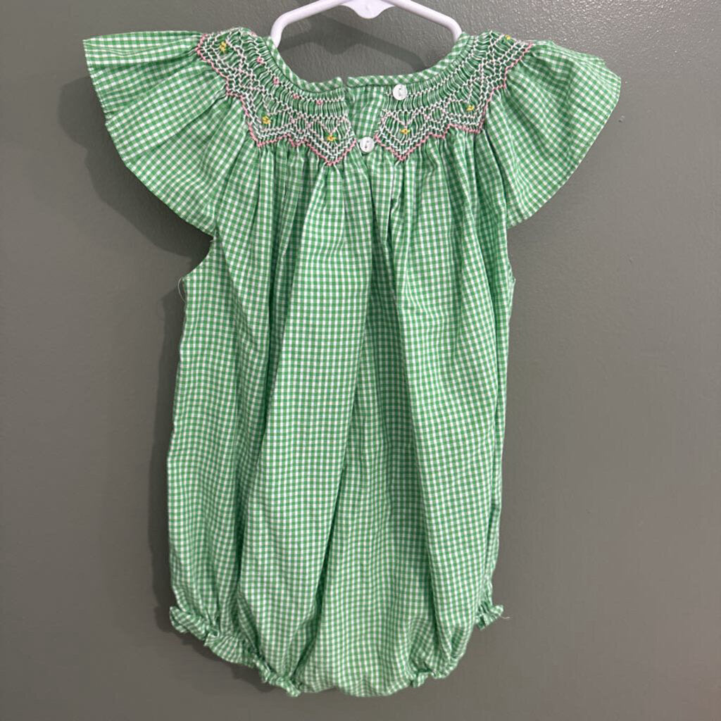 Princess Lib sunflower smocked bubble