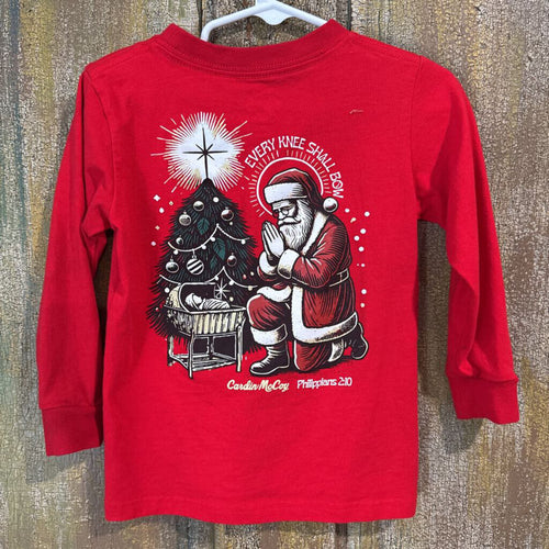 Cardin McCoy Red Santa Shirt