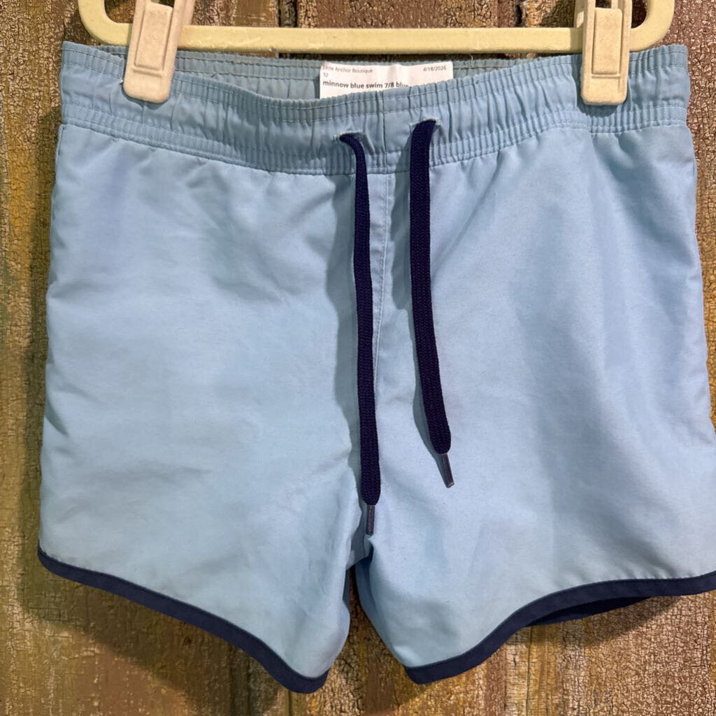 minnow blue swim