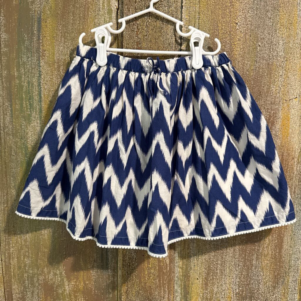 Navy + Cream Skirt