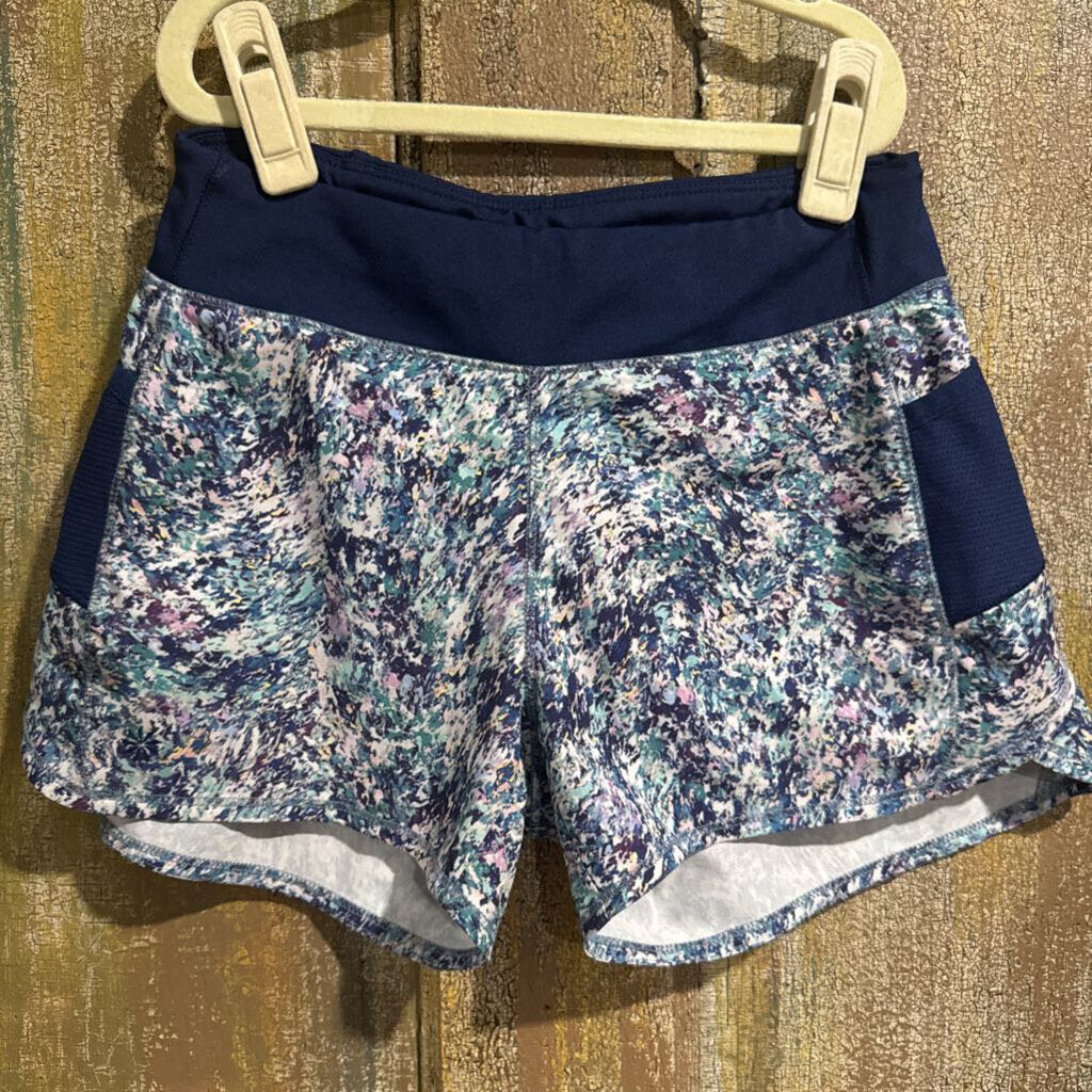 Navy athletic shorts