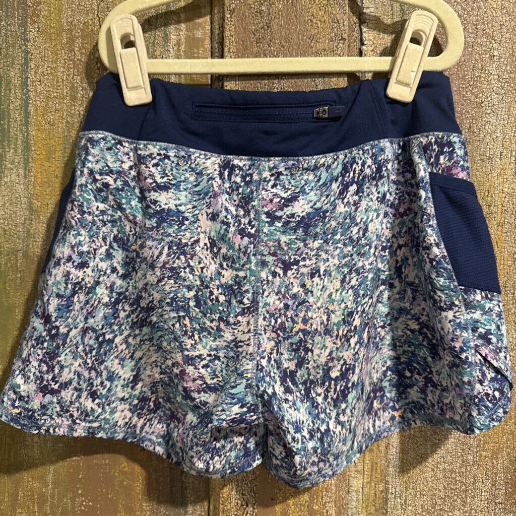 Navy athletic shorts