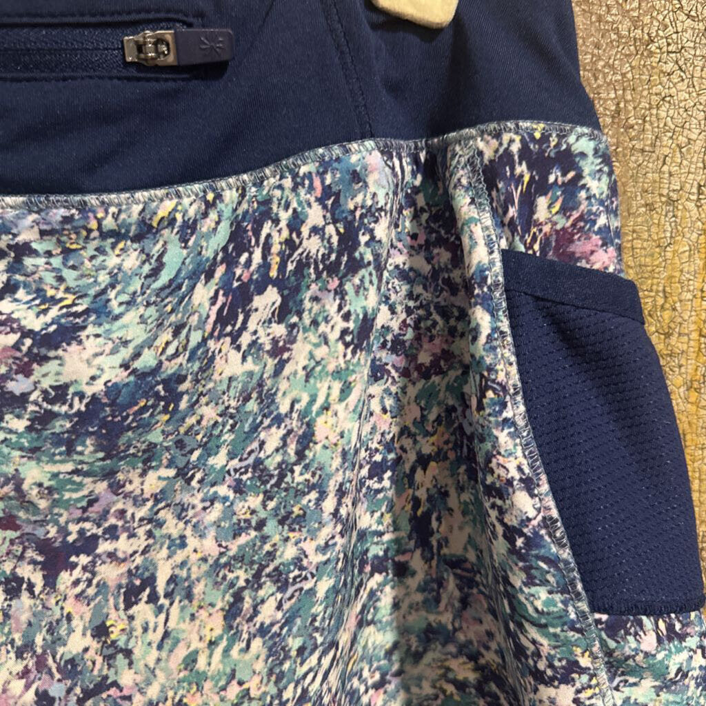 Navy athletic shorts