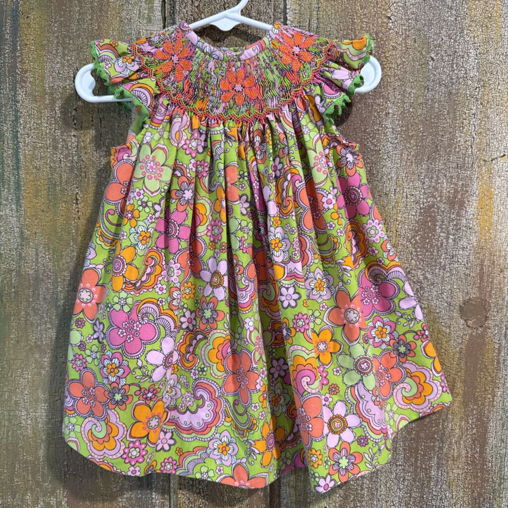 Flower Smocked Dress