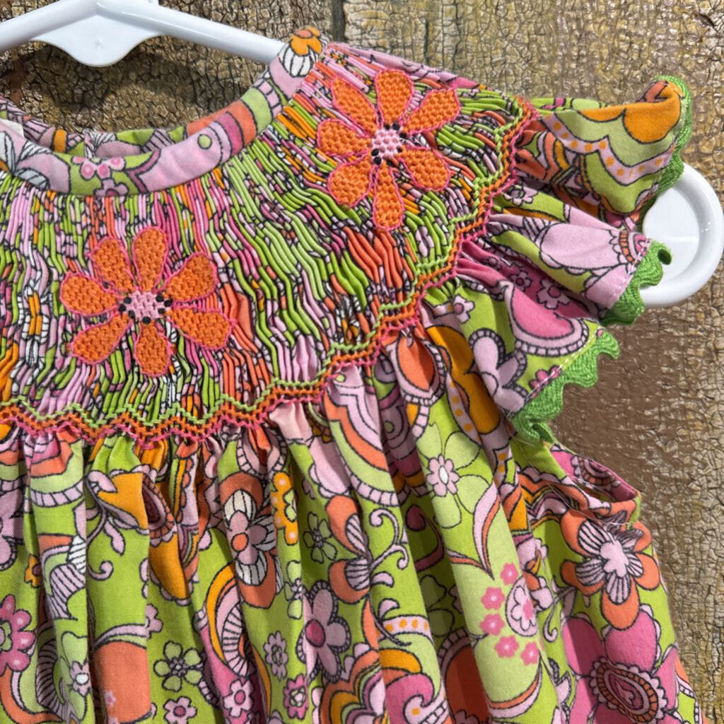 Flower Smocked Dress