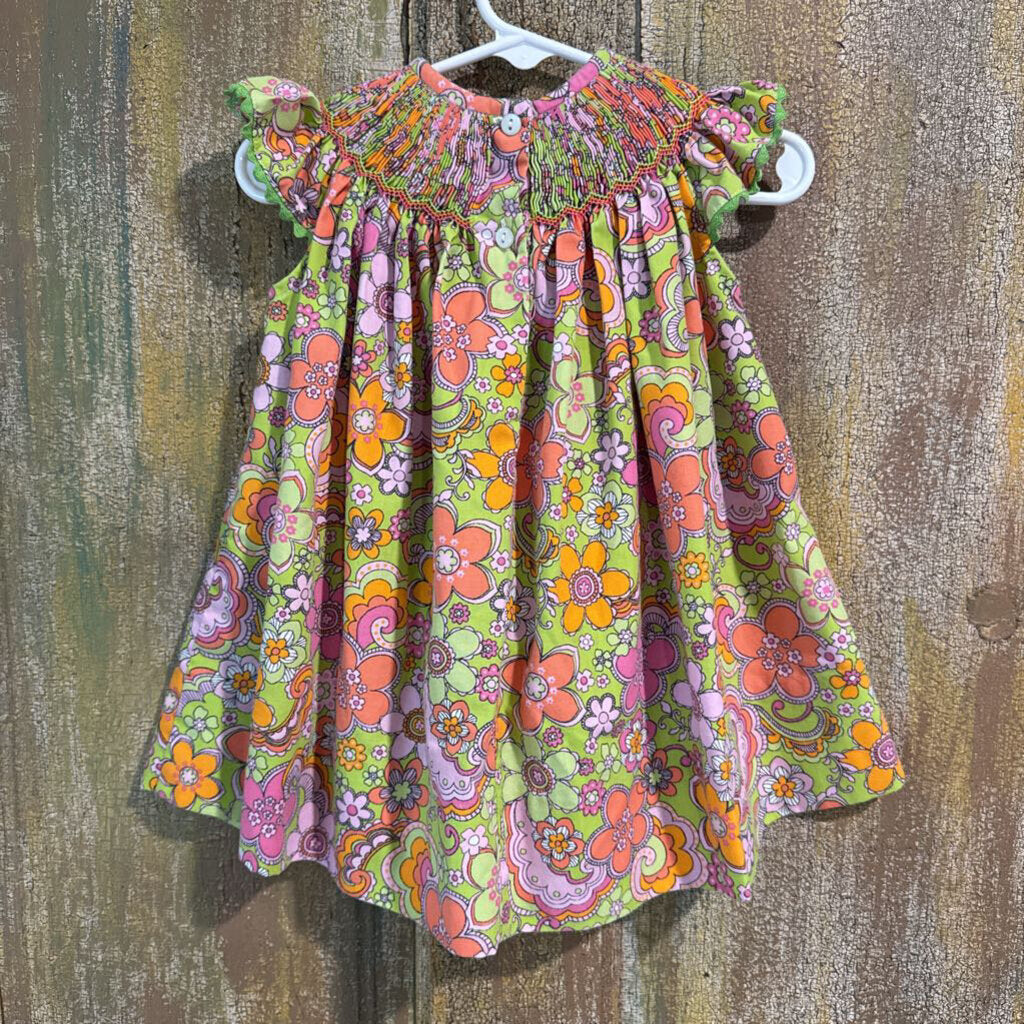 Flower Smocked Dress