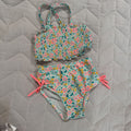 Cat & Jack flower 2 pc swimsuit