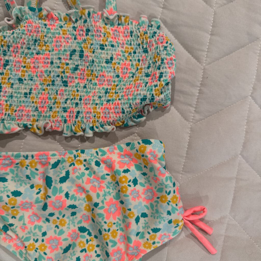 Cat & Jack flower 2 pc swimsuit