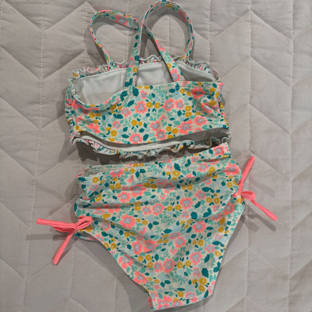 Cat & Jack flower 2 pc swimsuit