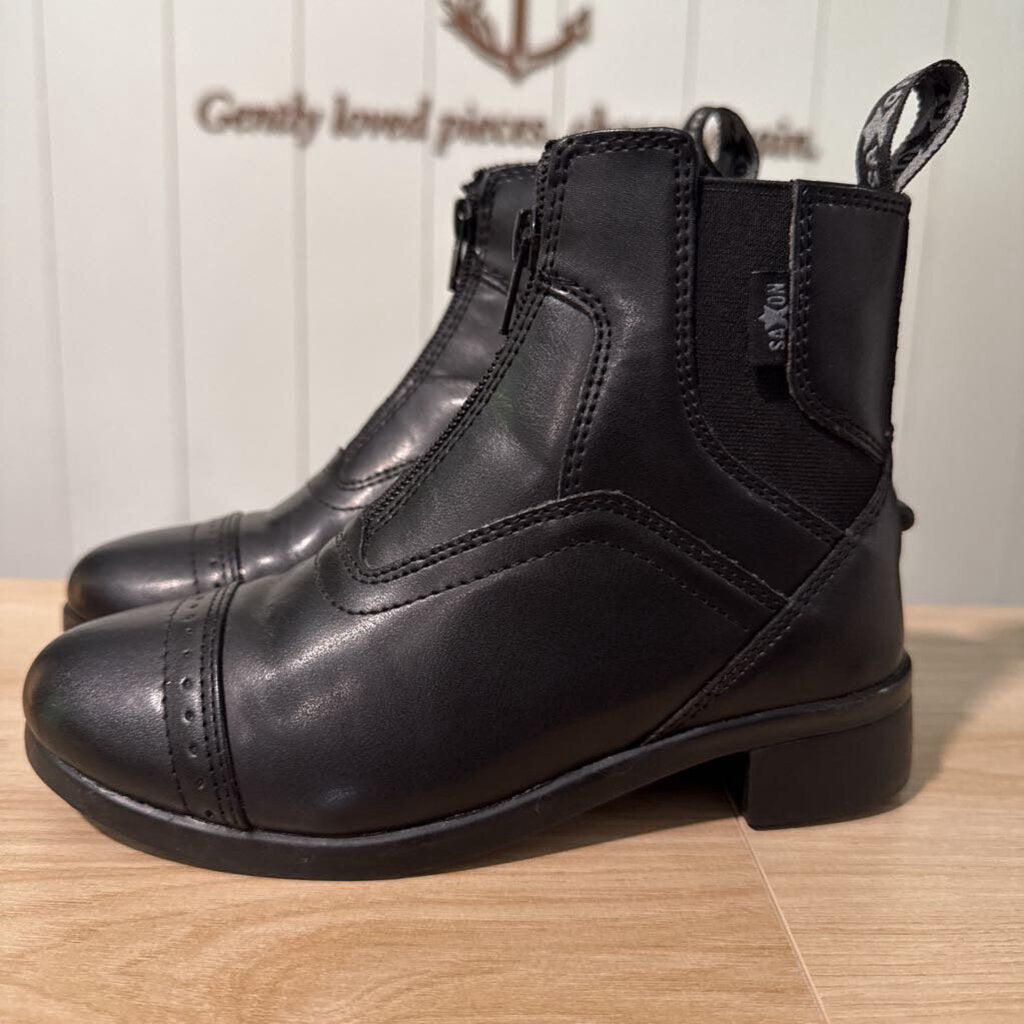 Saxon Paddock Boots Black