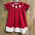Lil Cactus Santa Smocked Dress