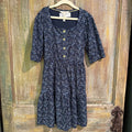 Matilda Jane flower dress w/yellow buttons