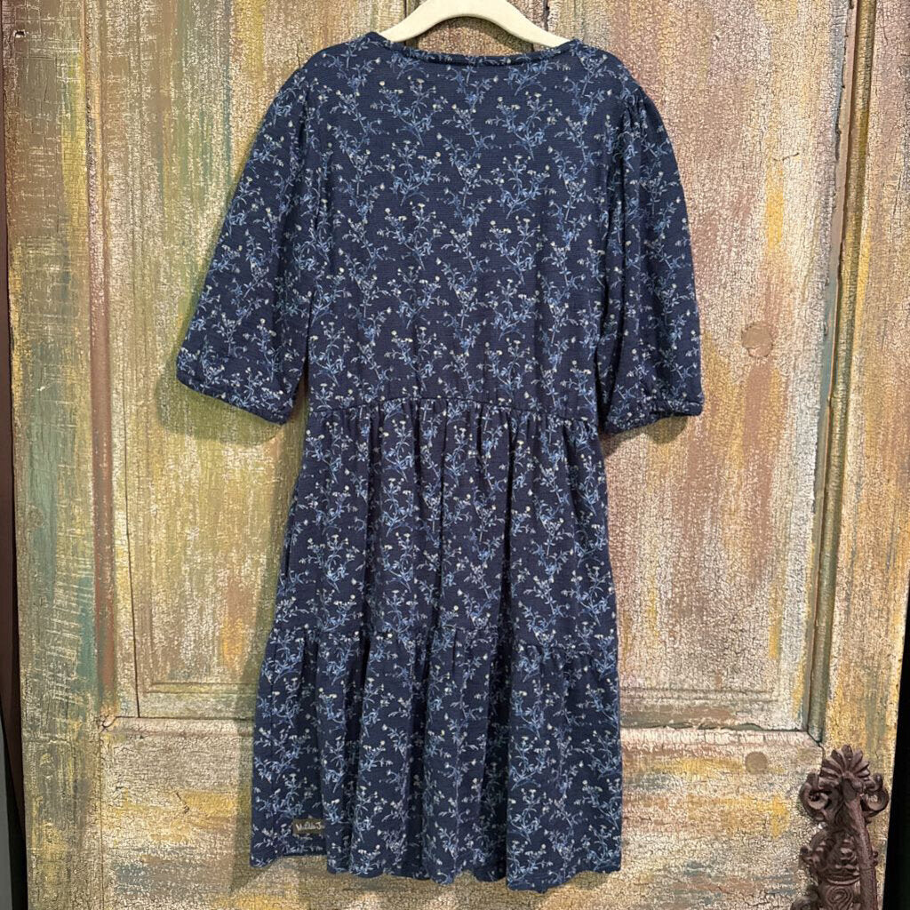 Matilda Jane flower dress w/yellow buttons