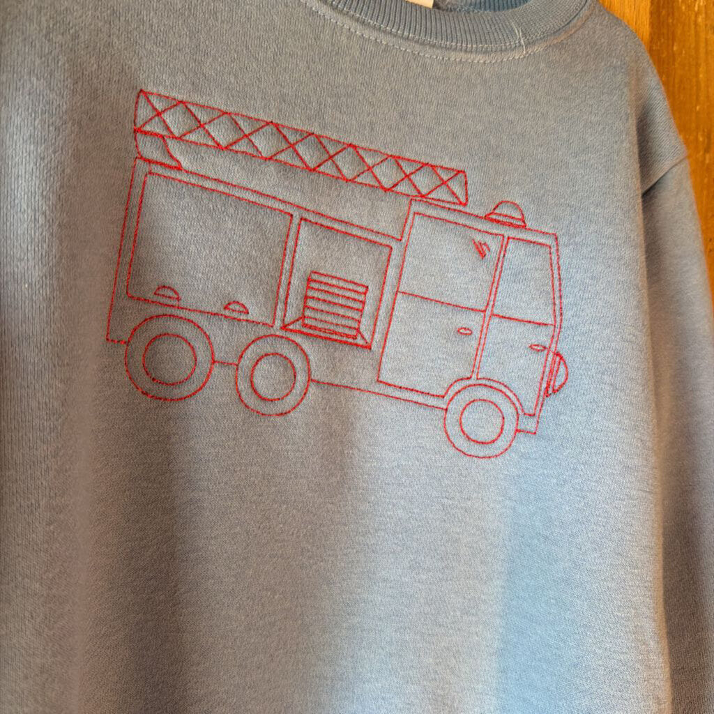 Jellybean 'fire truck' sweatshirt