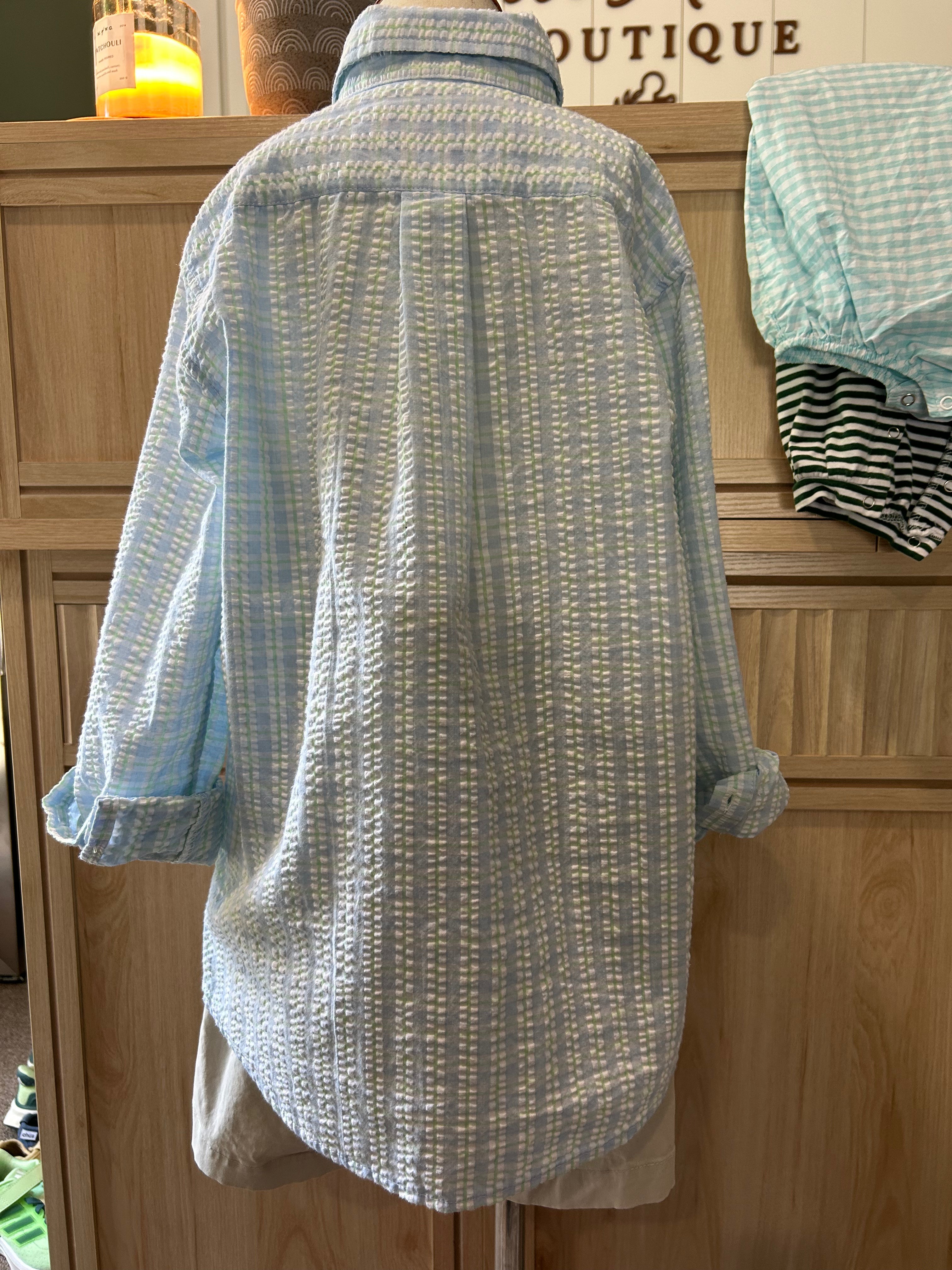 JBailey Blue Oxford Shirt