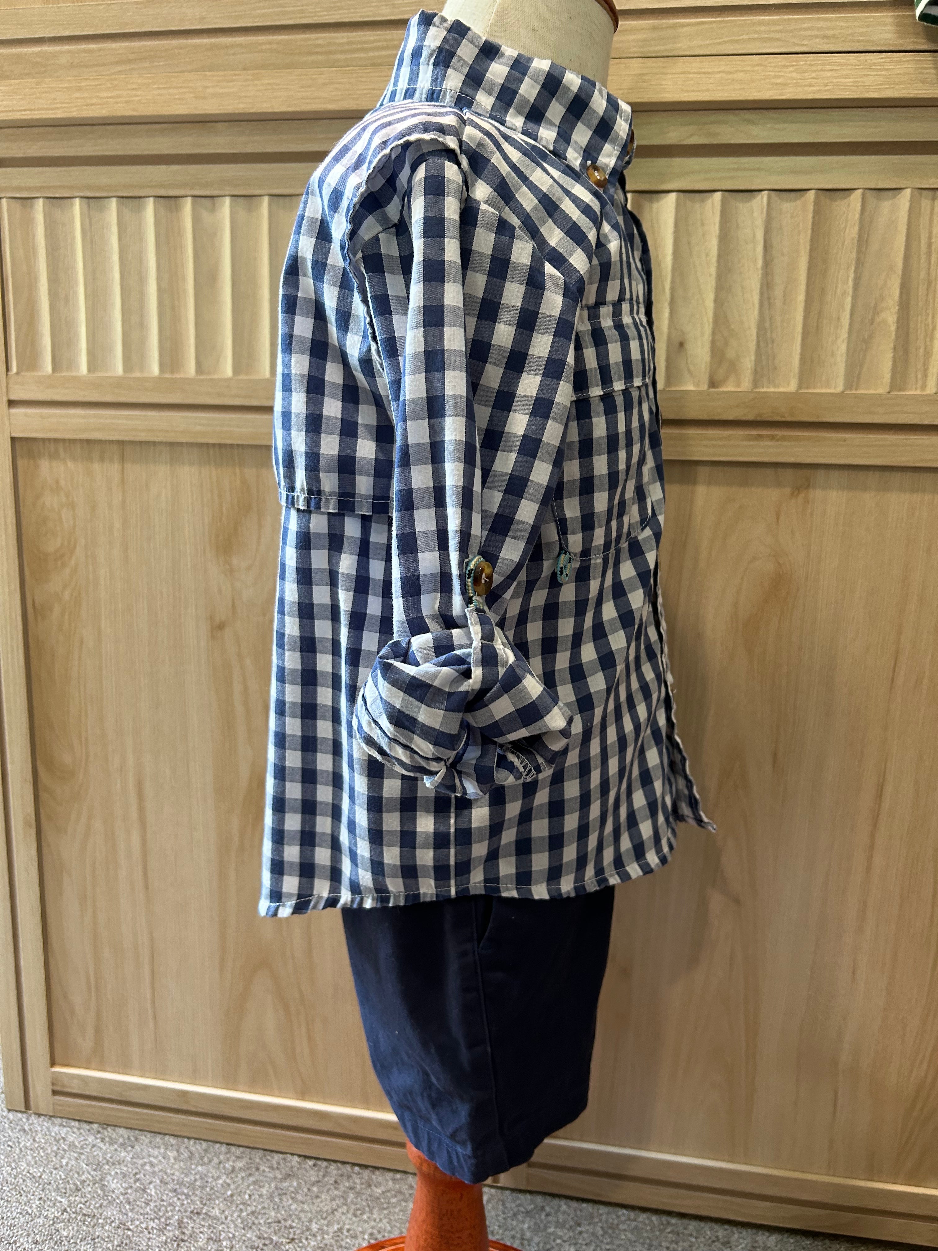 Properly Tied Navy Blue Shorts