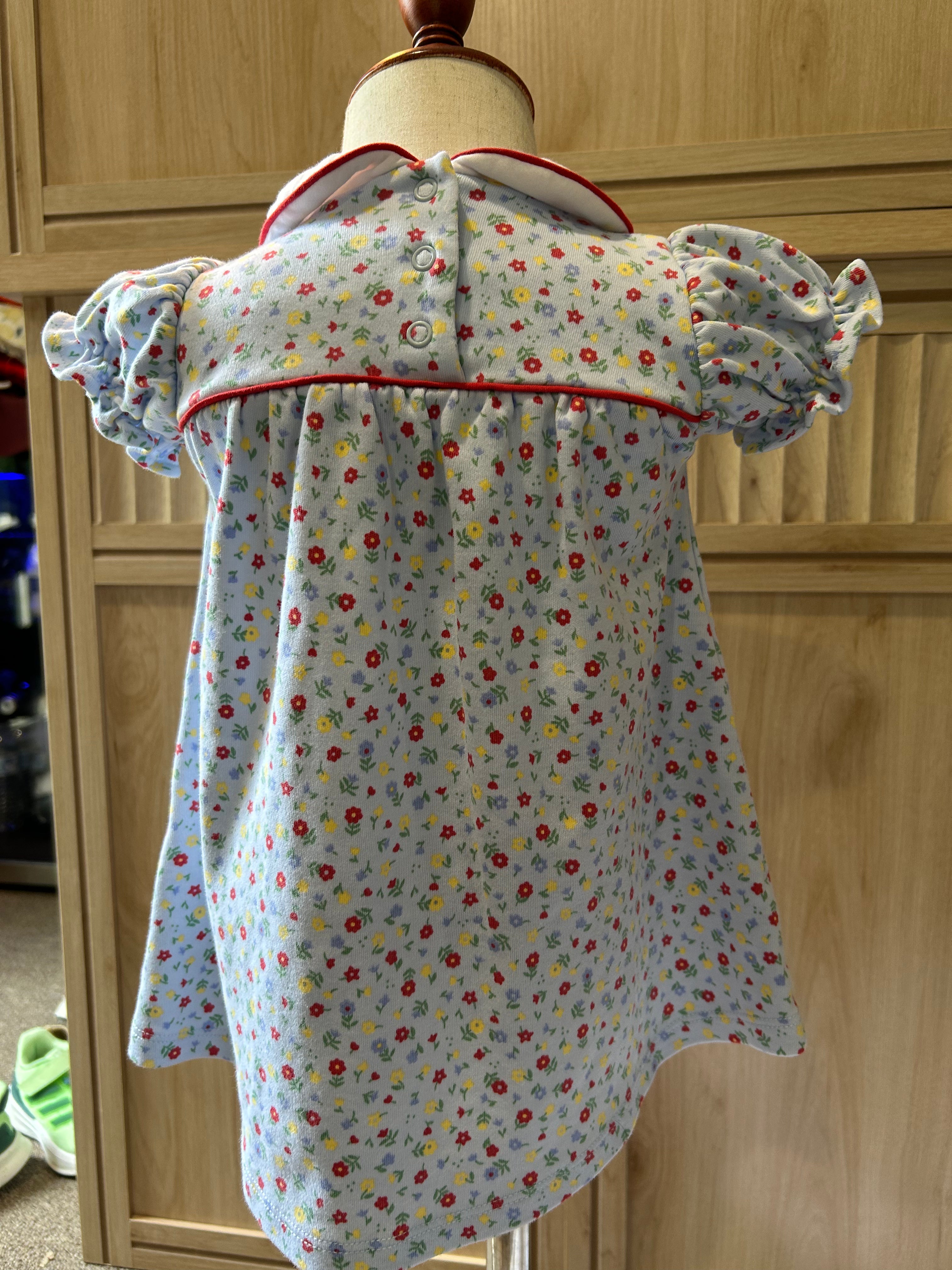 The Beaufort Bonnet Company Blue Floral Dress
