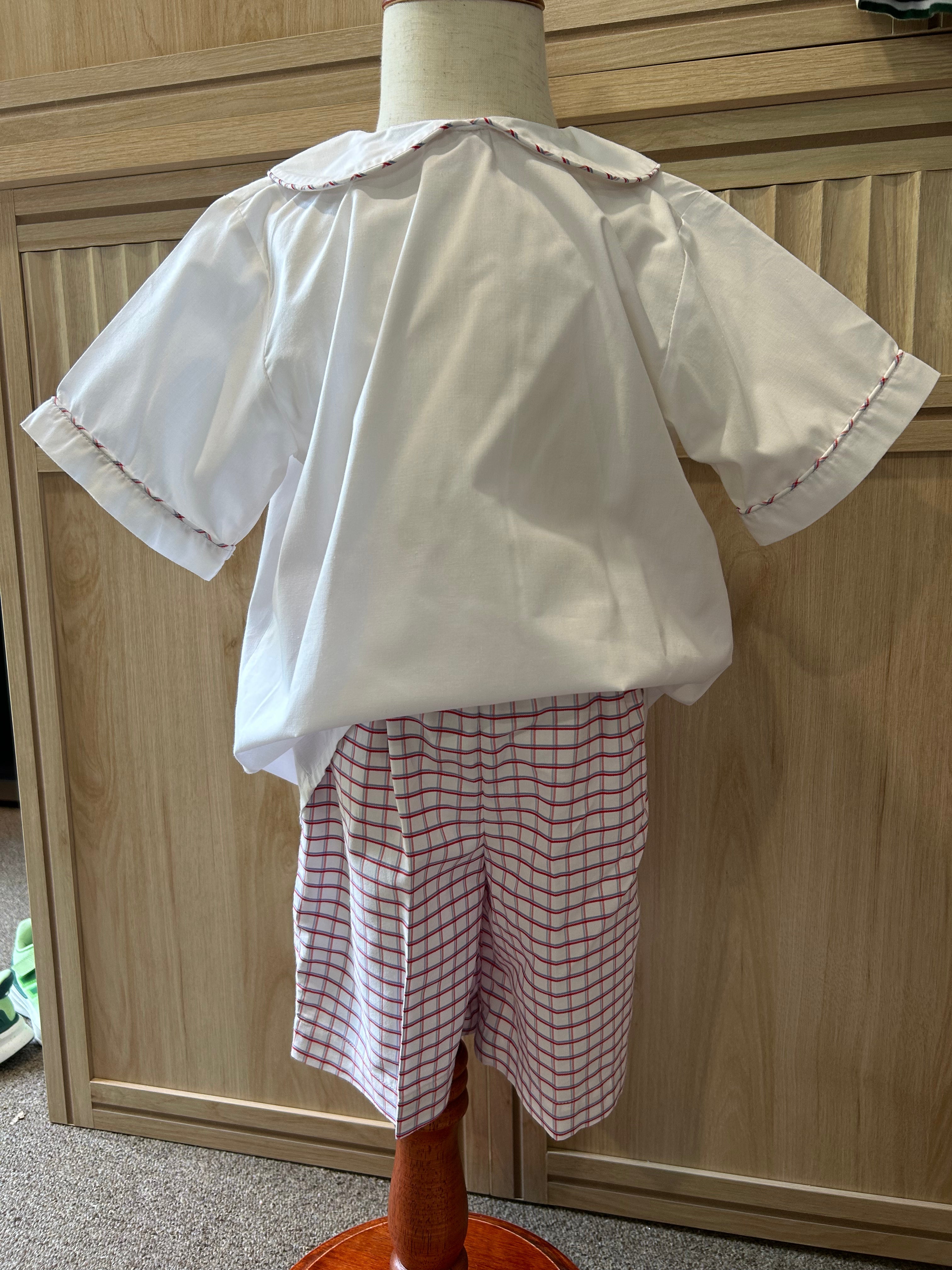 White Peter Pan Collar Set