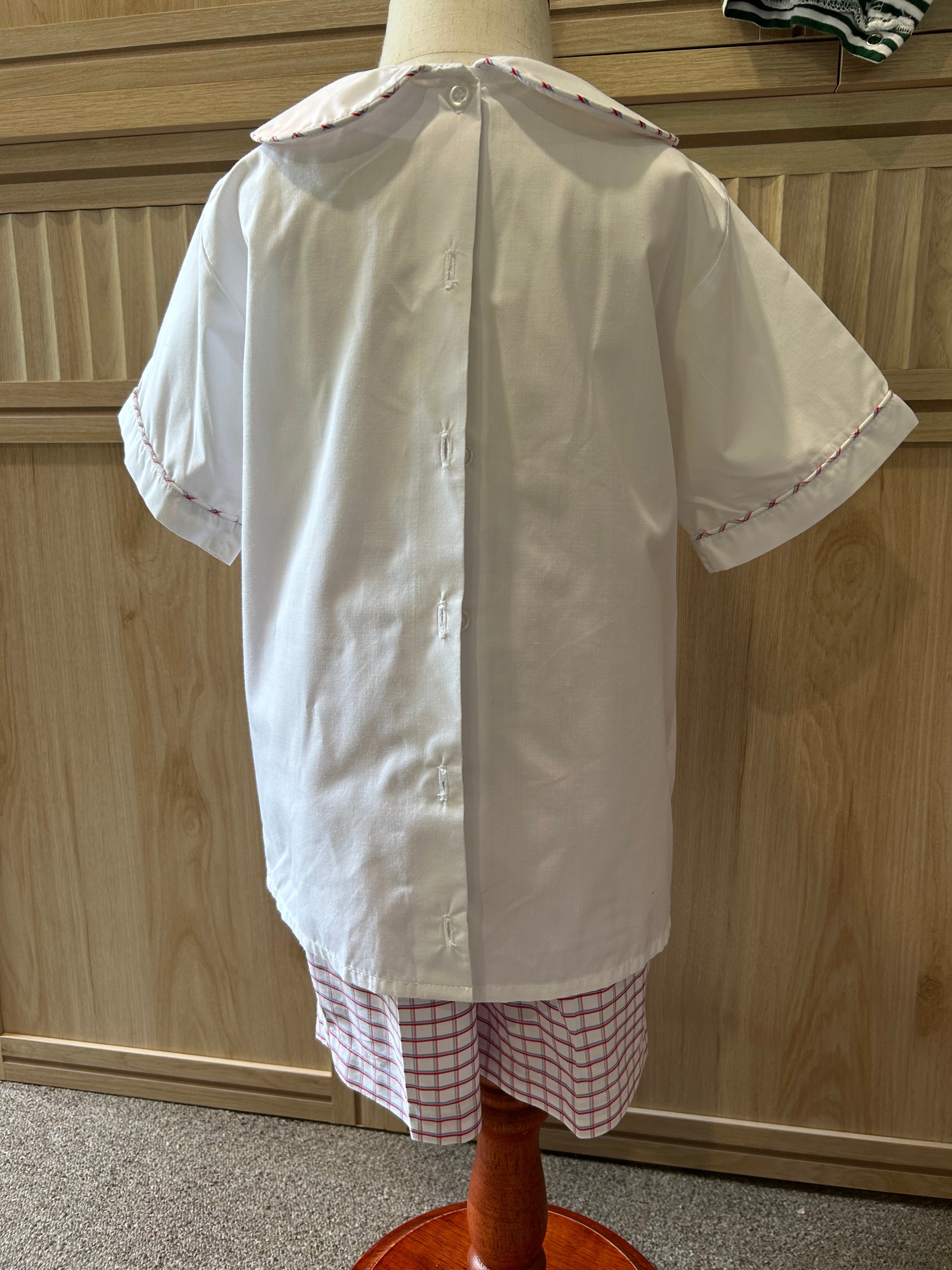 White Peter Pan Collar Set