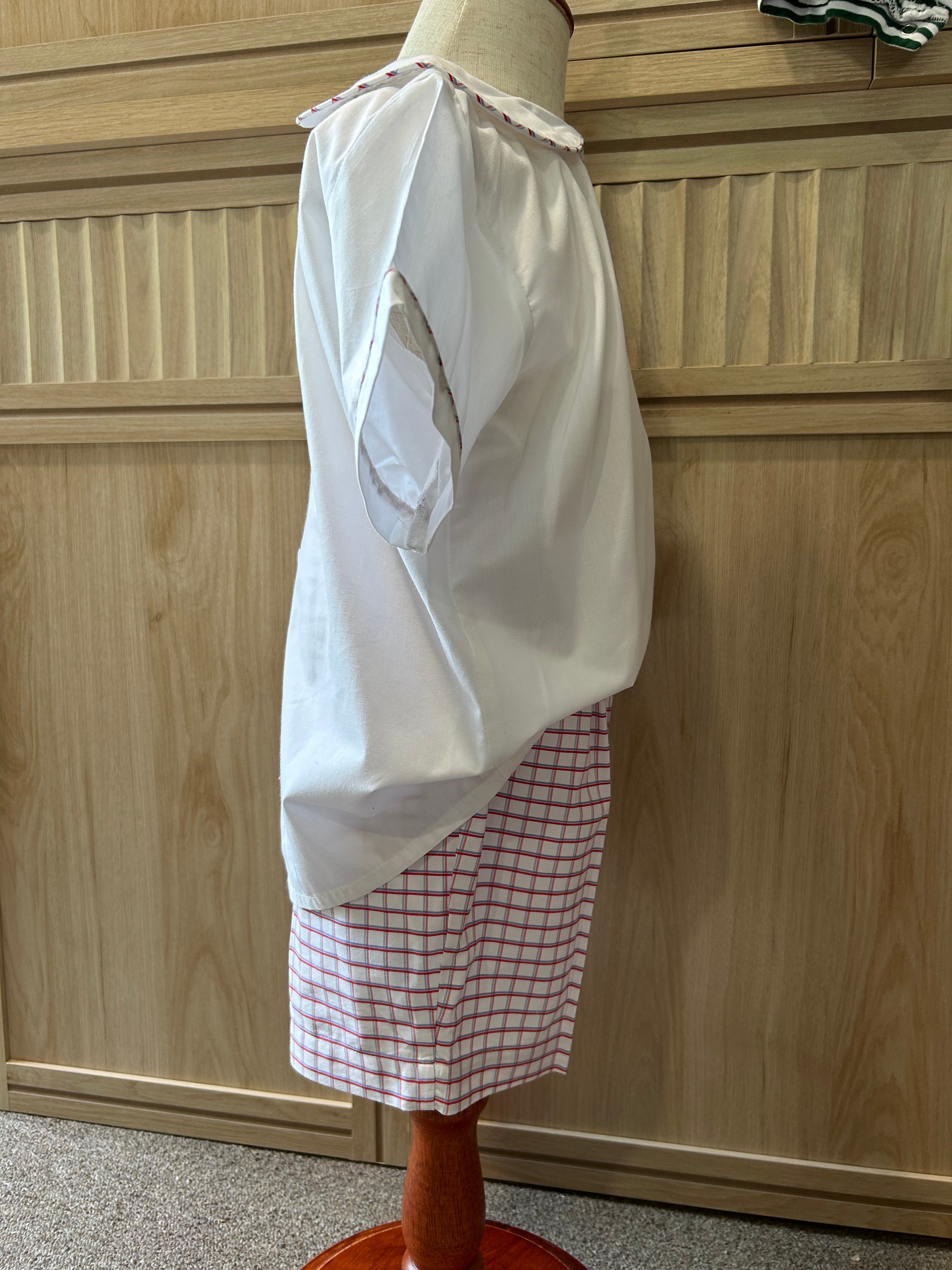 White Peter Pan Collar Set